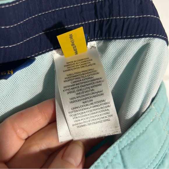Polo Ralph Lauren Aqua swim trunks Board Shorts size XL - Picture 10 of 15